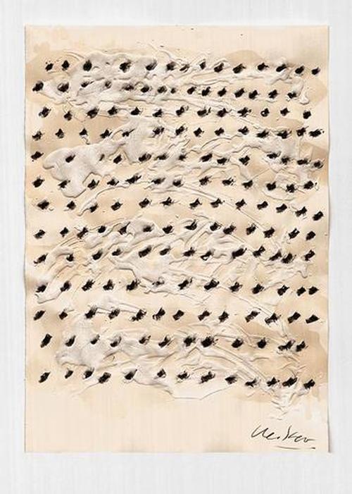 Gunther Uecker - Uecker, Günther :xx Kosmos 07 xx handsig.,num. 30/40 verkocht voor € 180!