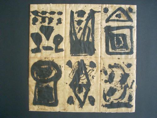 Hendrik Silbermann - UNIKAT - Übermalte Buchseiten, 1990, signiert und datiert kopen? Bied vanaf 195!