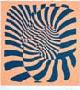 Victor Vasarely - Victor Vasarely "Zebra Couple" orange, Orginallithografie, handsigniert und nummeriert verkocht voor € 300!