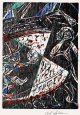 Marie-Luise Salden - VierFarben OriginalHolzschnitt, 1992, signiert, zu Elisabeth v.Ulmann verkocht voor € 40!