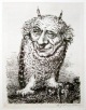 A. Paul Weber - Vorzugsausgabe " 100 Ausschnitte &quot; mit handsignierter Lithographie verkocht voor € 140!
