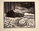 Gerhard Marcks - Wagenspur.Orig.Holzschnitt von 1967/68,handsign. u.num. verkocht voor € 95!