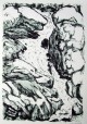 Erich Heckel - Wasserfall, Original-Lithographie 1964, handsigniert verkocht voor € 550!