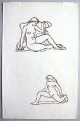 Aristide Maillol - Weibliche Akte, Original-Farbholzschnitt verkocht voor € 75!