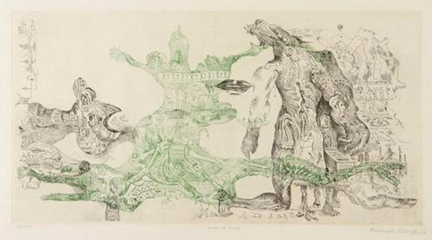 Bernhard Schultze vereint Euch Verkocht Kunstveiling.nl