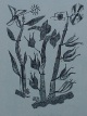 Otto Rohse - Windmühlenblumen, Holzstich 1952 verkocht voor € 60!