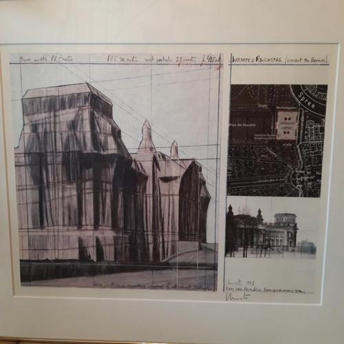 Christo - Wrapped Reichstag, 1992 verkocht voor € 398!
