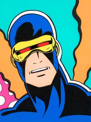 CRASH - X-MEN Cyclops, Siebdruck von 2000 kopen? Bied vanaf 750!