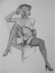 Klaus Rilling - Zeichnung, Bleistift, 1984 verkocht voor € 96!