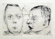 Max Beckmann - Zwei Auto-Offiziere / Gebr. Cassirer, handsigniert verkocht voor € 2500!