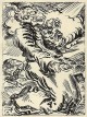 Ludwig Meidner - Zwei Propheten, Lithographie 1918, handsigniert verkocht voor € 140!