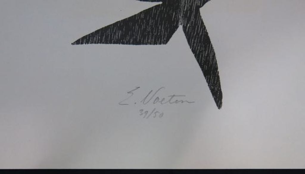 Emile Voeten: Houtsnede, Zonder titel (Creatie 1952) kopen? Bied vanaf 1!