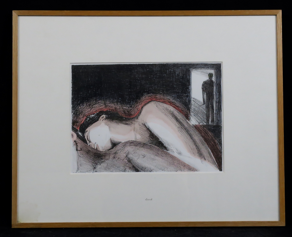Monique van Dusseldorp: Litho, Lust - Ingelijst kopen? Bied vanaf 1!