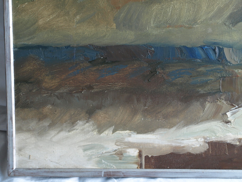 Anton Rovers : Olieverf op doek – Land, Water, Lucht – GROOT - 1976 kopen? Bied vanaf 200!