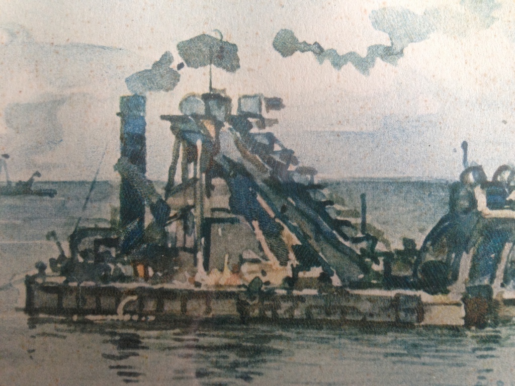C. Vreedenburgh -1934 - Koperdiepdruk naar Aquarel - achter glas kopen? Bied vanaf 10!