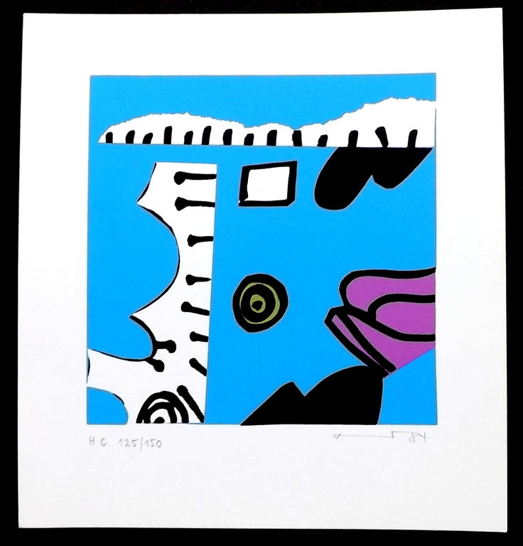 Prof. Armin Sandig - 3x gesigneerde litho - 1984 kopen? Bied vanaf 1!