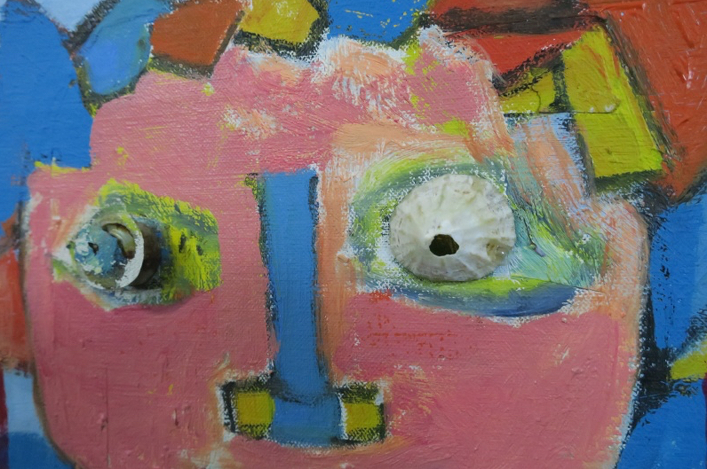 Meertje Kaal: Acryl op doek, Zonnig kind - Ingelijst kopen? Bied vanaf 40!