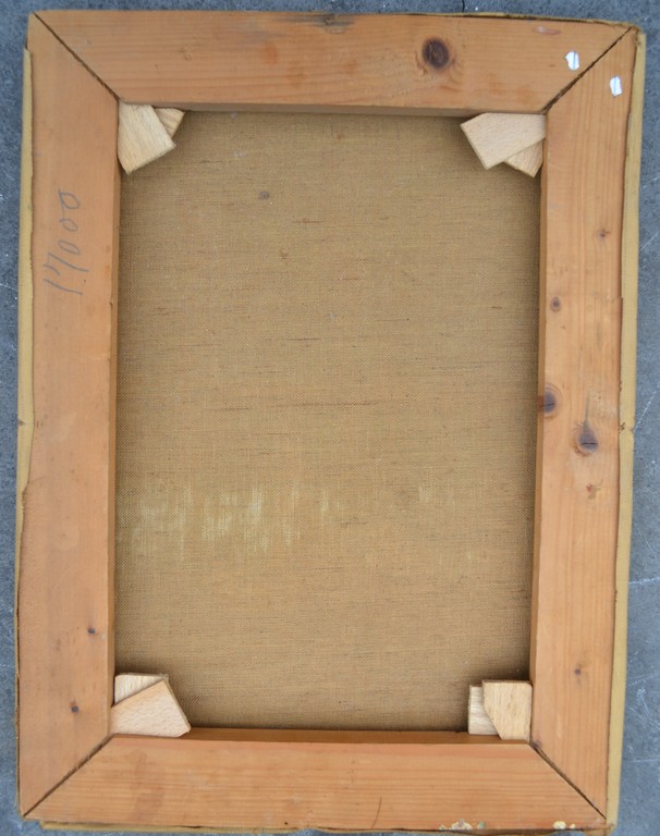 F. vd Putten: olieverf op doek, boslandschap met vennetje kopen? Bied vanaf 1!