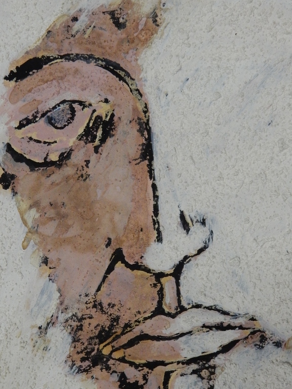 Frank Lodeizen (1931-2013) - Gouache en materie op papier - 1988 kopen? Bied vanaf 150!