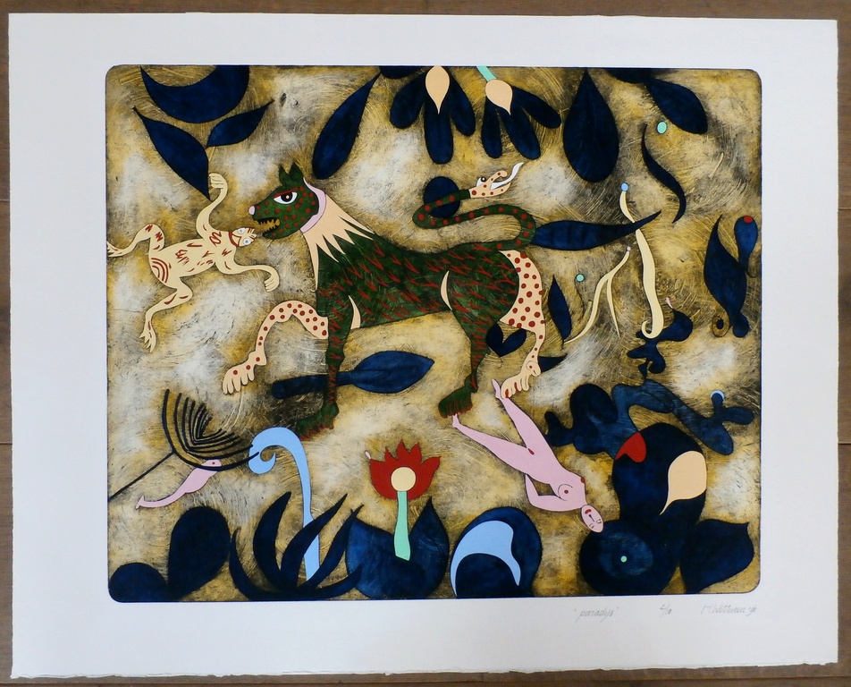 Hollie Witteveen - ets: Paradijs - 1996 kopen? Bied vanaf 60!