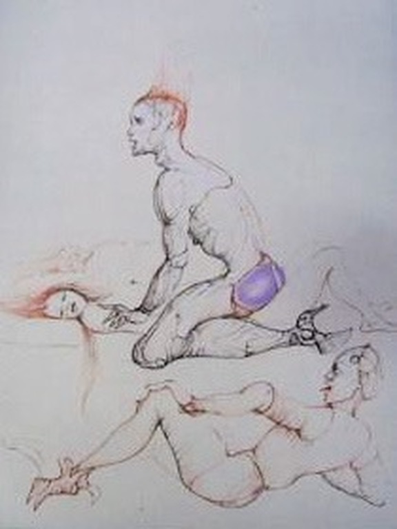 Kleurenets uit de suite 'Les Fleurs du Mal' naar Charles Baudelaire  kopen? Bied vanaf 50!