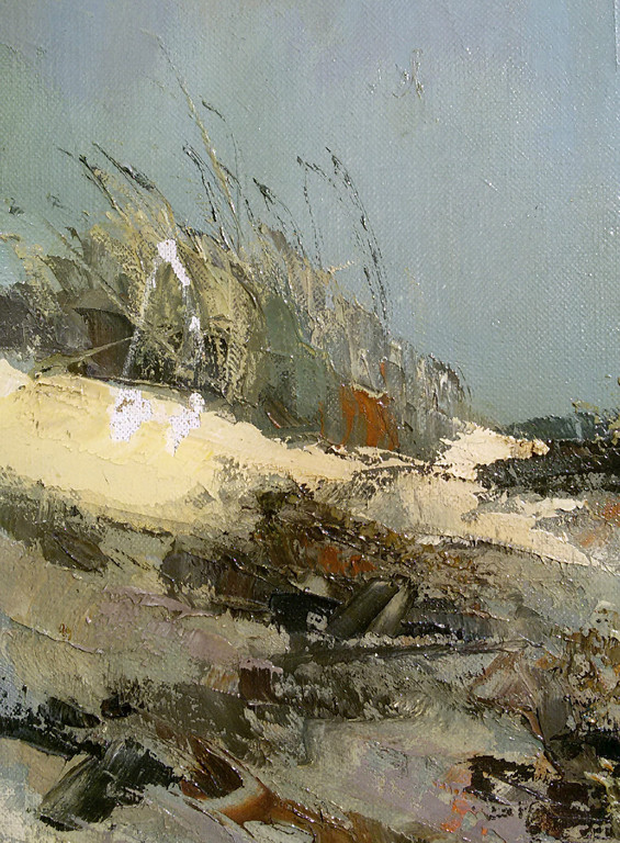 Jo Schrijnder - Eend vliegend over de duinen, olieverf op doek kopen? Bied vanaf 750!