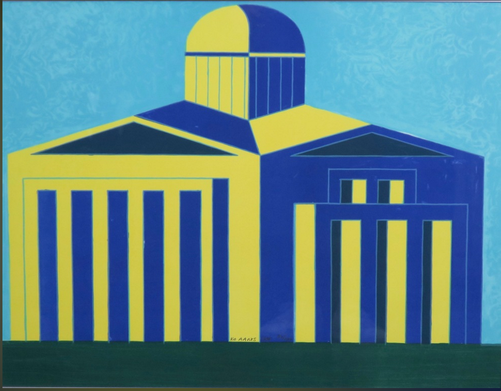 Ko Aarts: Litho, Zonder titel - Ingelijst kopen? Bied vanaf 20!