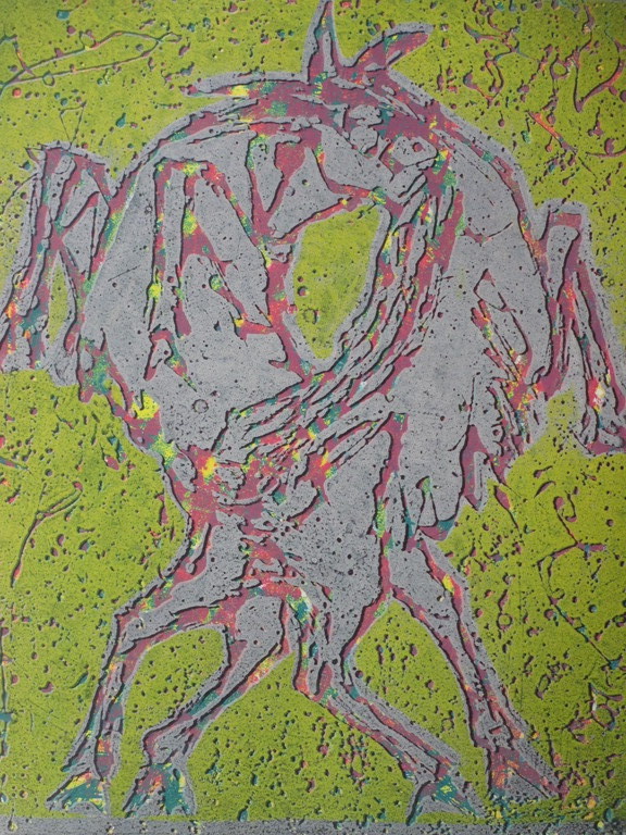 Jan Bezemer, Spelende bokjes, Kleurenlitho kopen? Bied vanaf 60!