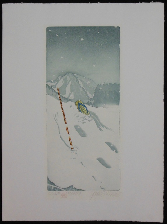 Sjoerd Bakker: Ets, Sneeuw met slipper kopen? Bied vanaf 1!