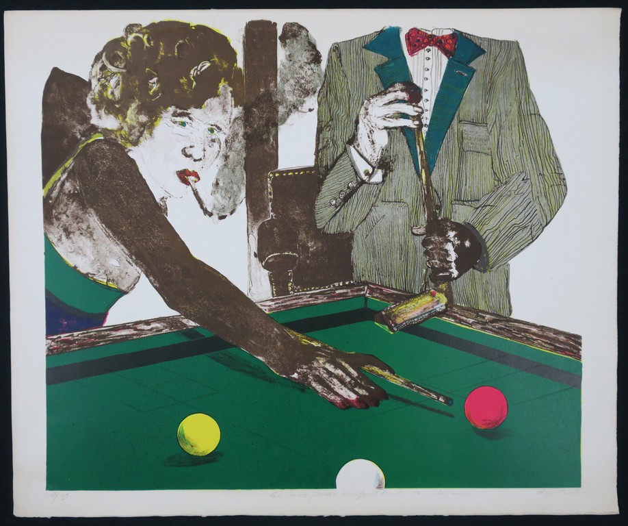 Jacqueline de Jong: Litho, Biljart kopen? Bied vanaf 20!