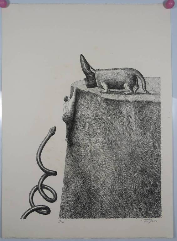 Roland Topor: Litho, Slang kopen? Bied vanaf 1!