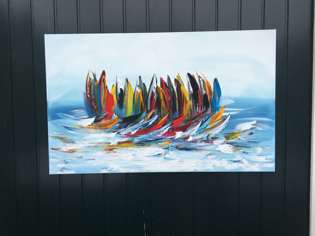 Gena - Fantasie sailing - 2017 - Gesigneerd kopen? Bied vanaf 250!