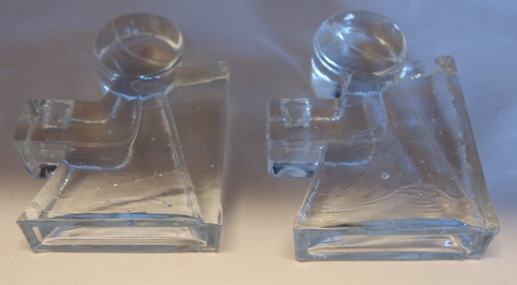 Klaus Breit voor Wiesenthal Glas - twee solifleur glazen kerstengelen kopen? Bied vanaf 20!