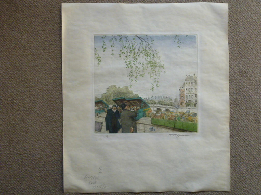 Tavik Frantisek Simon - kleurenets - Les Bouquinistes, Paris kopen? Bied vanaf 100!