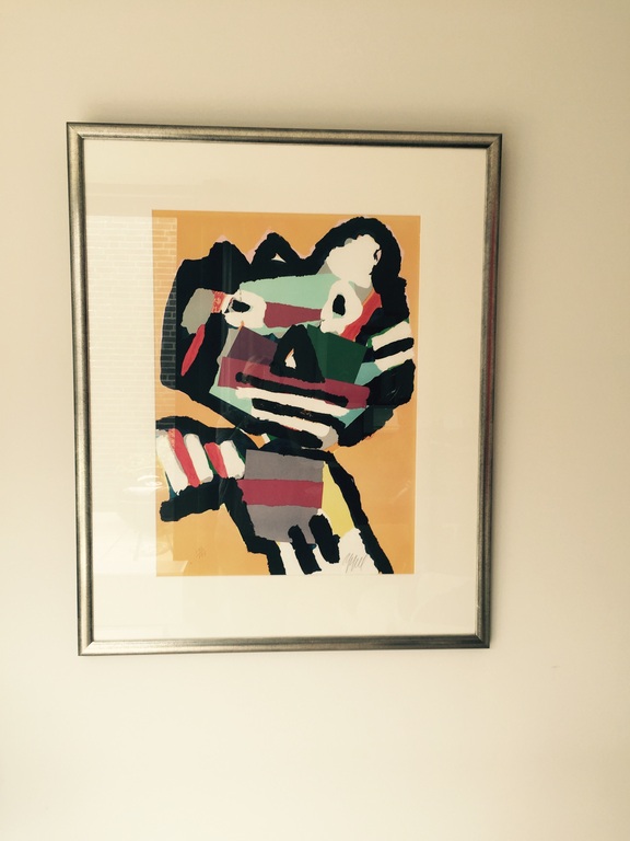 Karel Appel, zeefdruk Dancing girl verkocht voor € 850!
