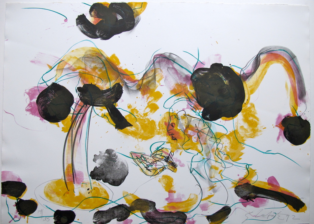 Ger Lataster: kleurenlitho verkocht voor € 120!