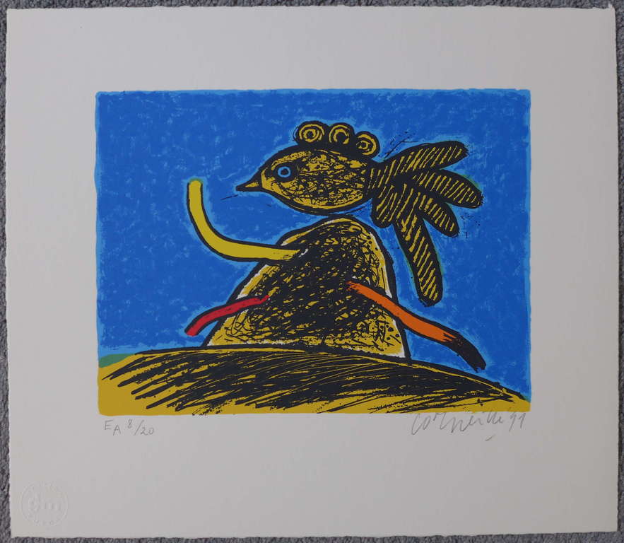 Corneille, album Triologie uit 1991. drie zeefdrukken in album. kopen? Bied vanaf 210!