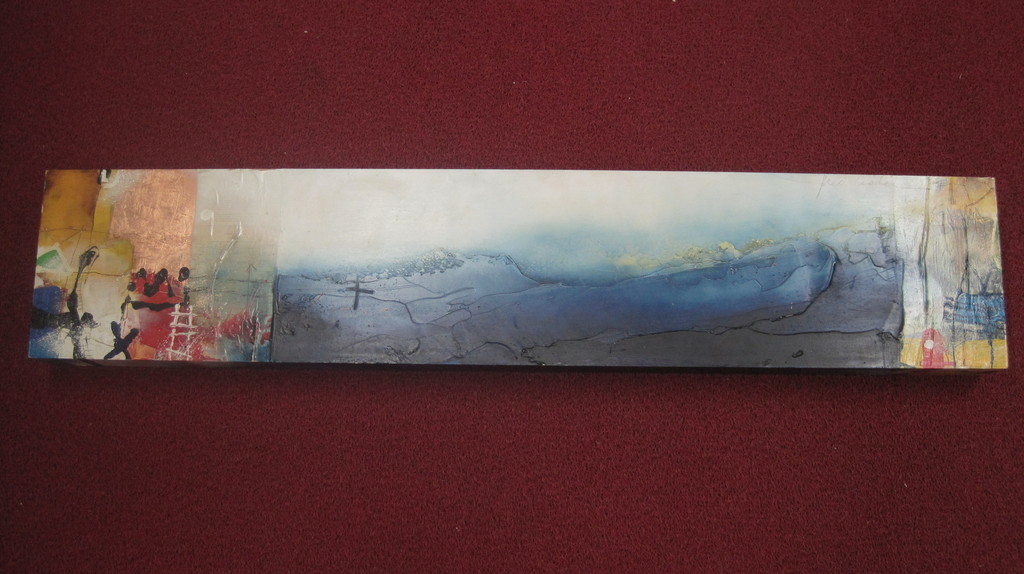 Theo Koster - GROOT gem.techniek BLUE WAVE Galeriewrde € 4500 !! kopen? Bied vanaf 1!