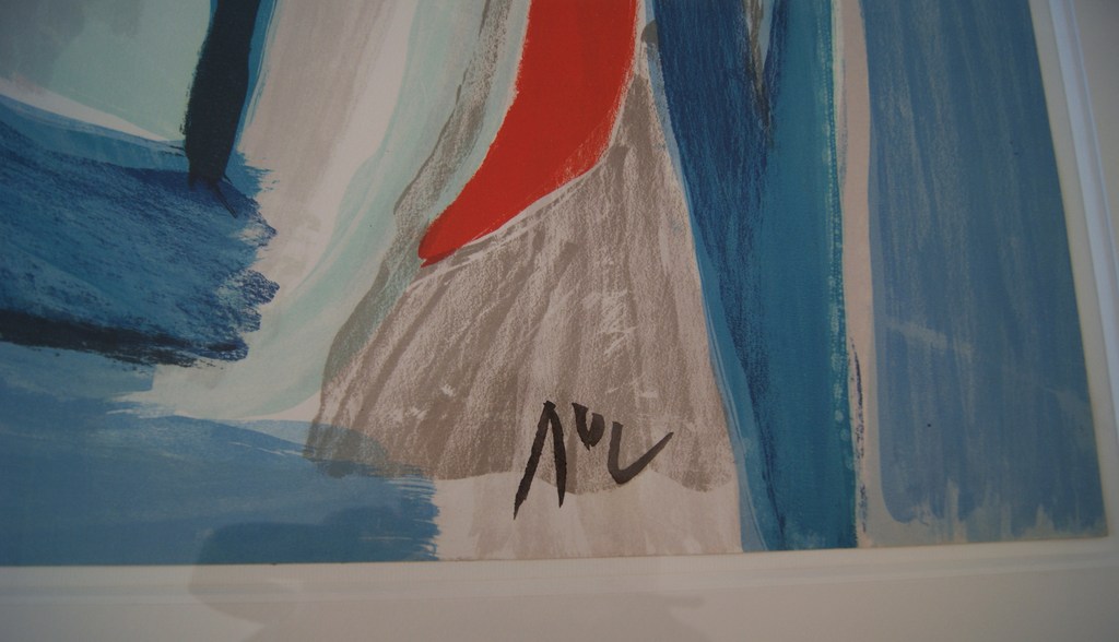 Bram van Velde grote kleuren litho uit 1981. kopen? Bied vanaf 450!