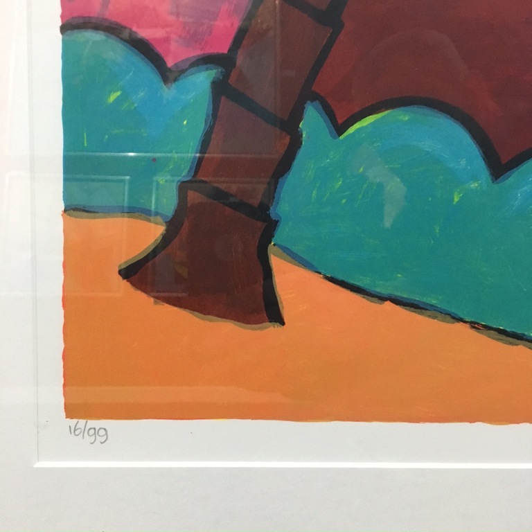 Wendie Brackmann, zeefdruk in aluminium lijst, titel " Suenos de Curacao " kopen? Bied vanaf 75!
