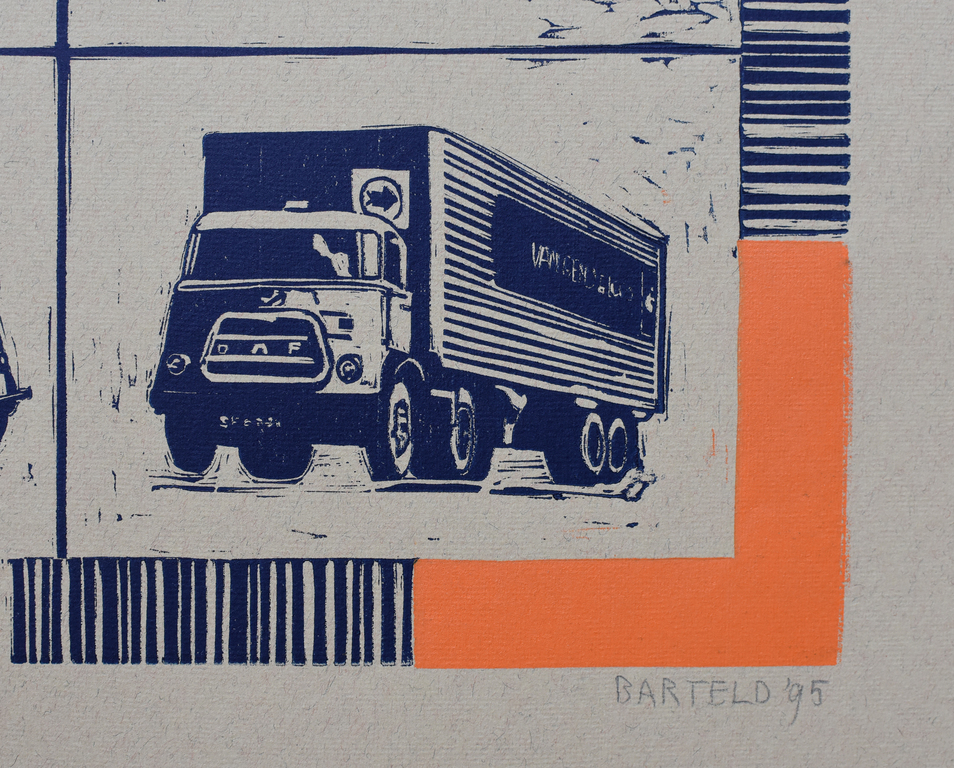 Barteld (Evenhuis), Linosnede  # van GEND & LOOS # oplage 3, mint- kopen? Bied vanaf 1!