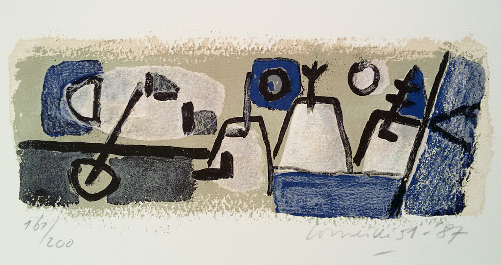 Corneille - April in Paris, zeefdruk verkocht voor € 150!