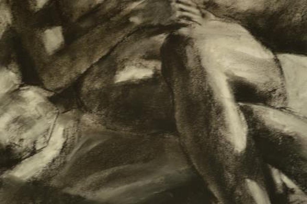 John Noy, liggend naakt, pastel 90 x 90 ingelijst  kopen? Bied vanaf 100!