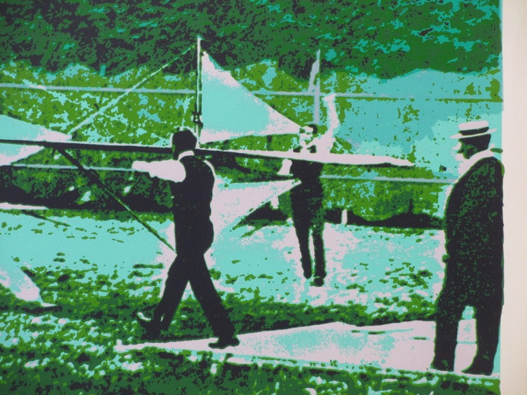 Henk van der Vet, Anthony Fokker. Zeefdruk kopen? Bied vanaf 45!