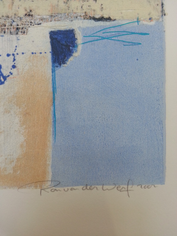 Ron van der Werf, zeefdruk op papier, titel:" Prelude II" kopen? Bied vanaf 40!