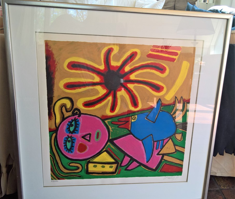 Corneille zeefdruk La venue du printemps '93 kopen? Bied vanaf 2000!