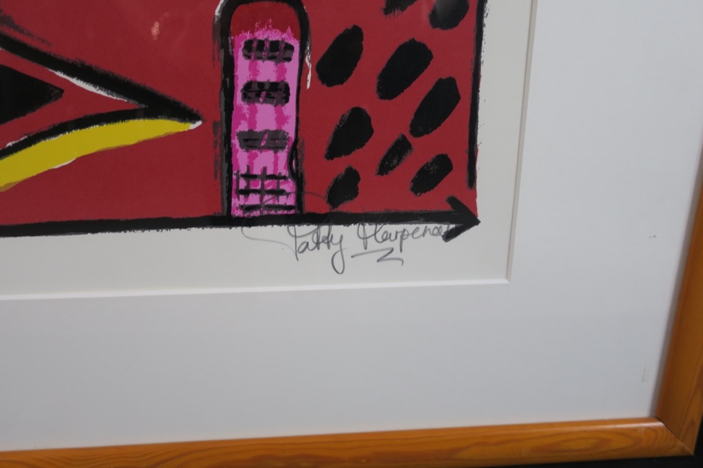 Patty Harpenau: Zeefdruk, Z.T. D - Ingelijst kopen? Bied vanaf 20!