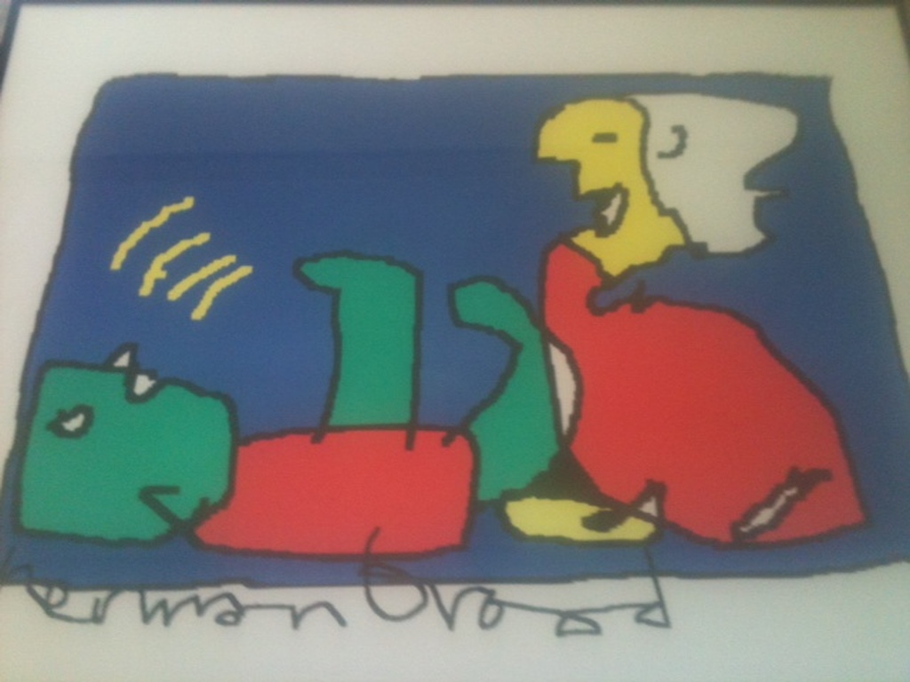 Herman Brood: Prachtige kleurenzeefdruk  verkocht voor € 45!