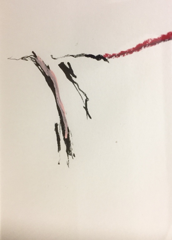 Cees Andriessen: Gemengde techniek op papier, Zonder titel - Ingelijst kopen? Bied vanaf 80!