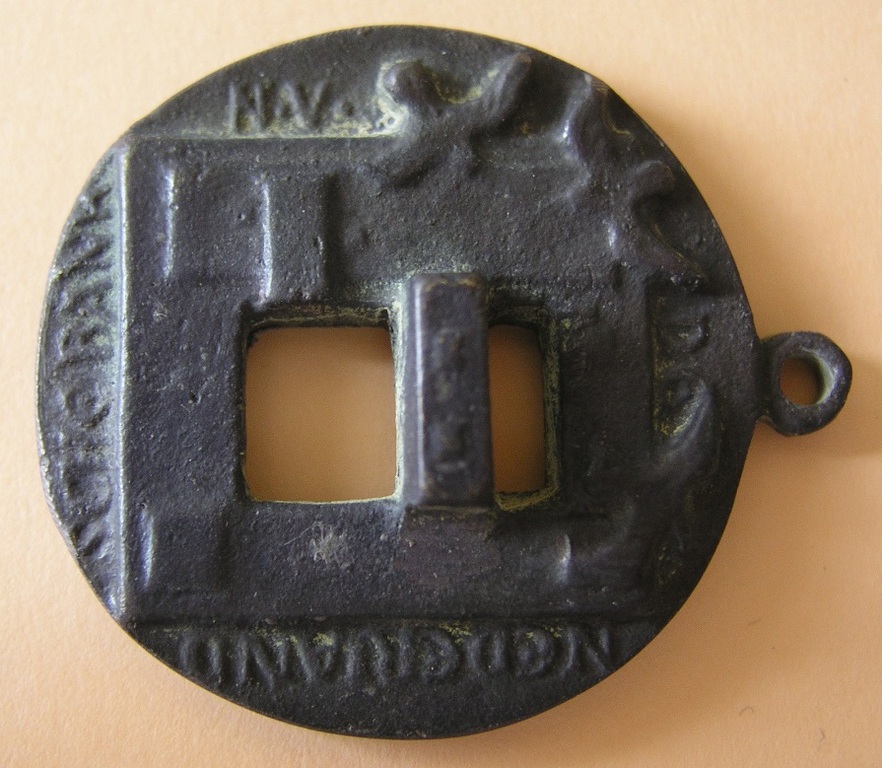 Eric Claus: Penning/sleutelhanger 1978, 10 Jr Frederiksplein verkocht voor € 60!